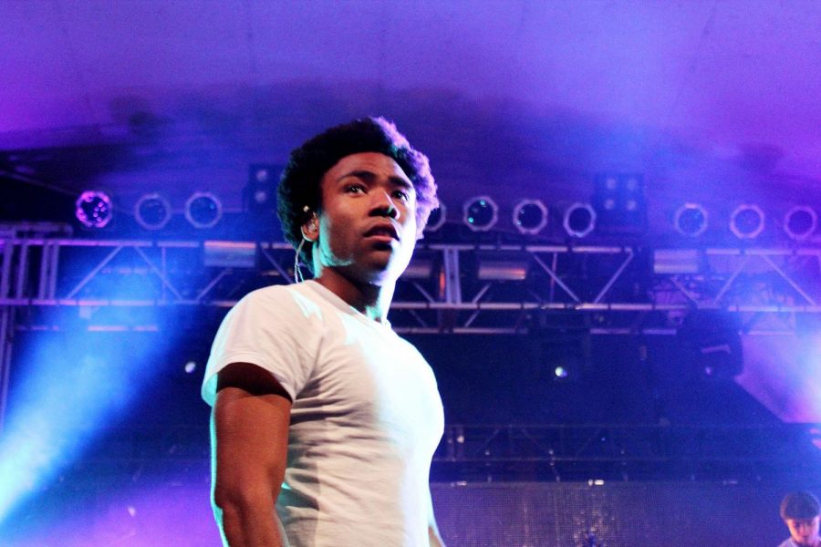 Donald Glover performs as Childish Gambino at a concert in Austin, Texas in 2012.