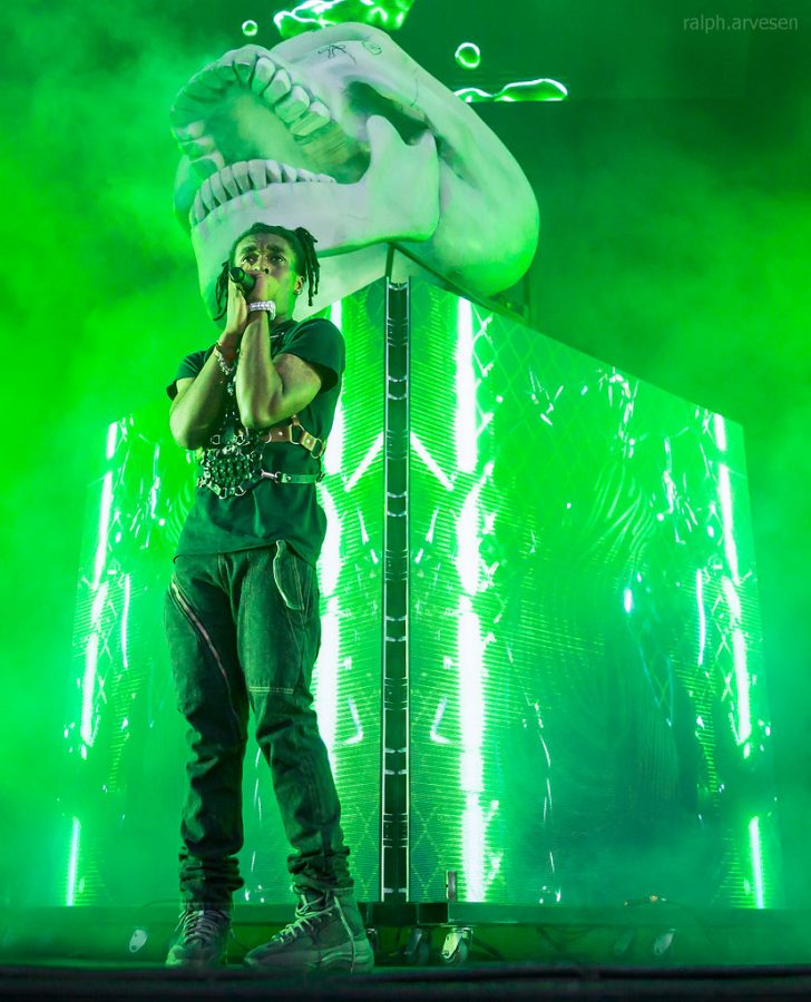 Lil Uzi Vert performs at a music festival in Austin, Texas as fans wait for him to drop his highly anticipated album, Eternal Atake.