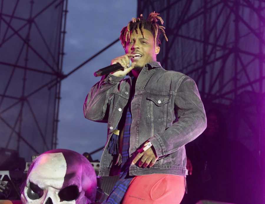 Popular rapper Juice WRLD performs at a concert. Juice WRLD is among a group of artists dying young.