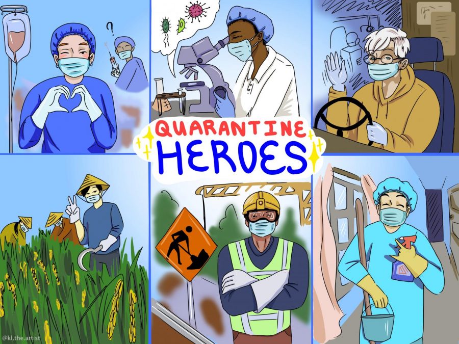 People from essential services risk their lives during the quarantine to keep our society intact.