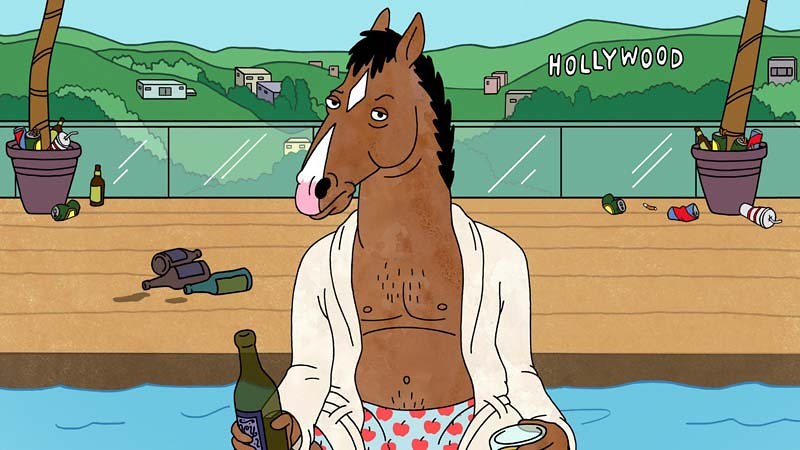 BoJack+Horseman%2C+now+on+Netflix%2C+proves+itself+to+be+unapologetically+honest+regarding+both+mental+health+and+media.