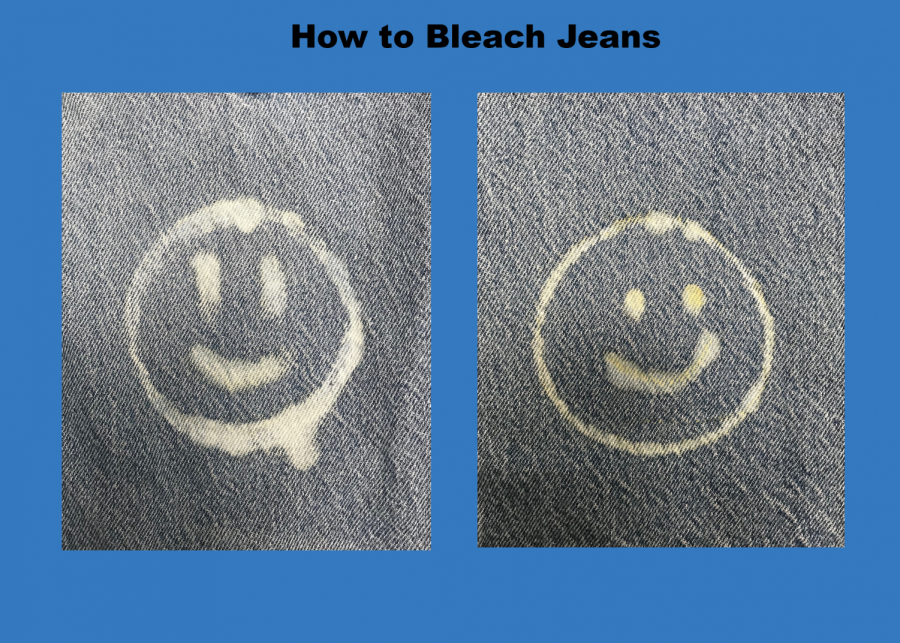 Bleaching+jeans+and+creating+fun+designs+on+them+is+very+simple+and+easy.