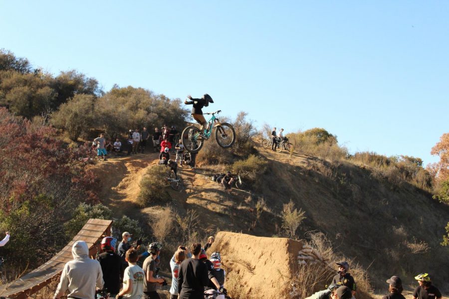 12-year-old rider Jacob Lingeman does a suicide no-hander over the infamous Triple J.