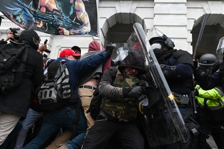 Rioters stormed the capitol on Jan. 6.