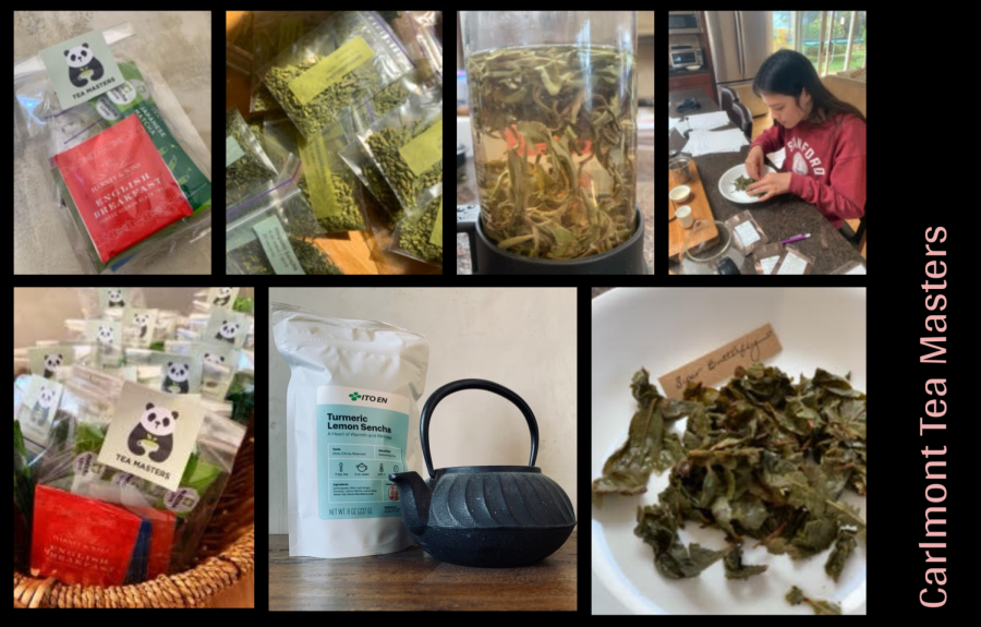 Before joining the club, each member receives a tea bag kit with different flavors. We packaged up these little bags, and the loose leaf tea we got from ITO EN, and we put them into little tea bags. Then we put the other tea bags and the matcha in there, George said.