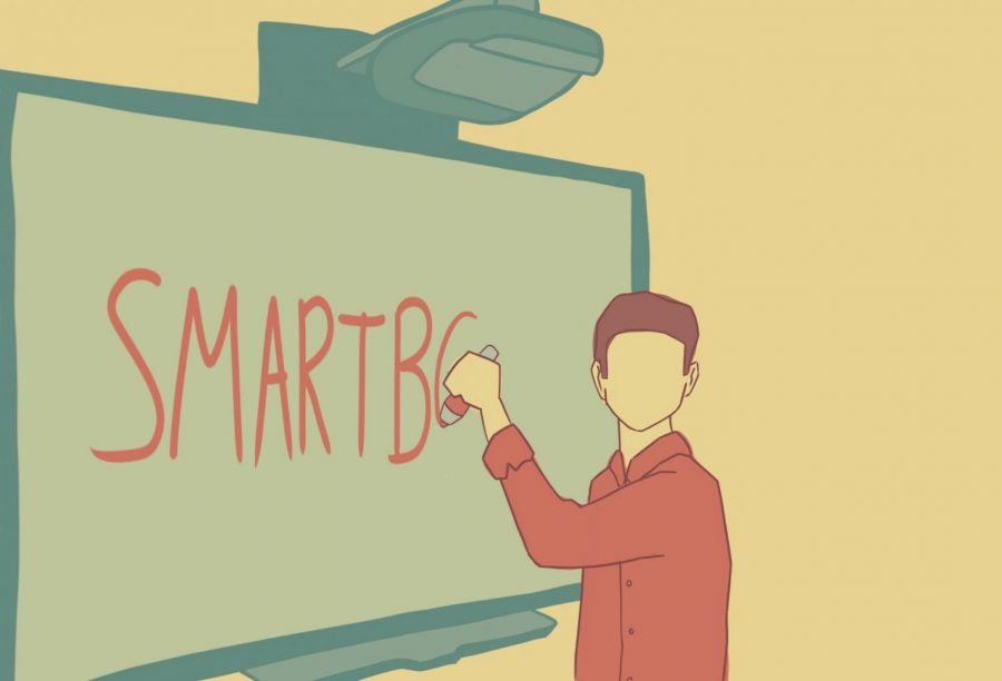 Interactive whiteboards began gaining popularity in the late 1990s. One of the leading companies was SMART Technologies, which created the SMART Board.