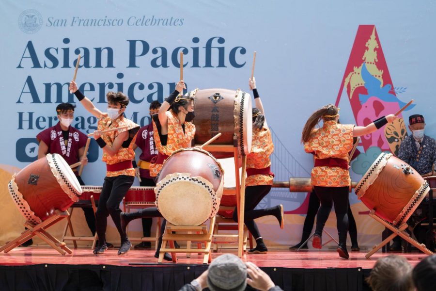 San Francisco kicks off Asian American and Pacific Islander (AAPI) Heritage Month celebrations in Japantown with a series of performances and speeches.