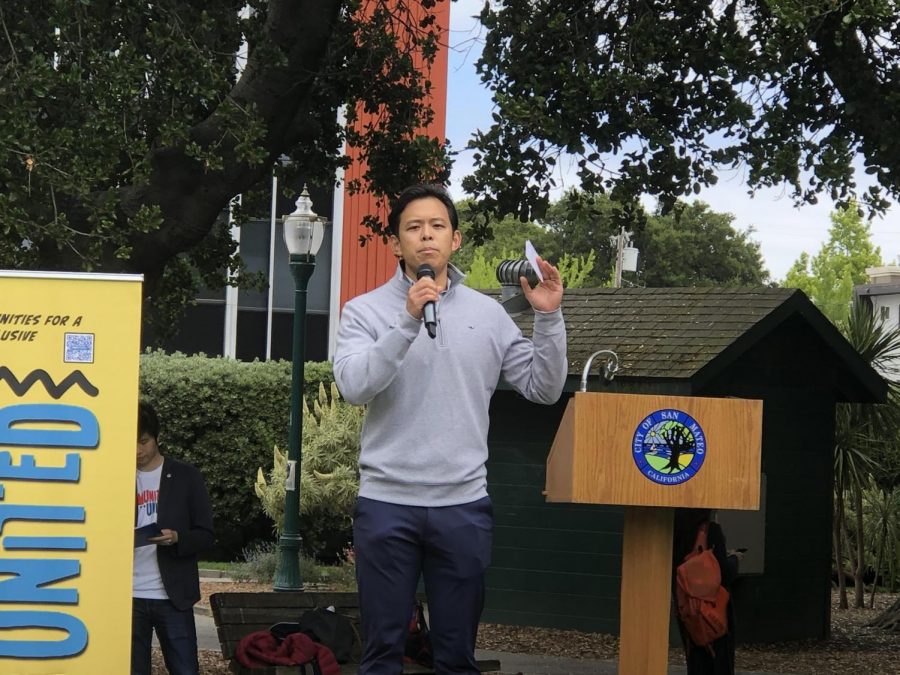 California Deputy Attorney General Eric Chang urges progress away from racism and hate, “It’s time to walk away from the old past into something new.”