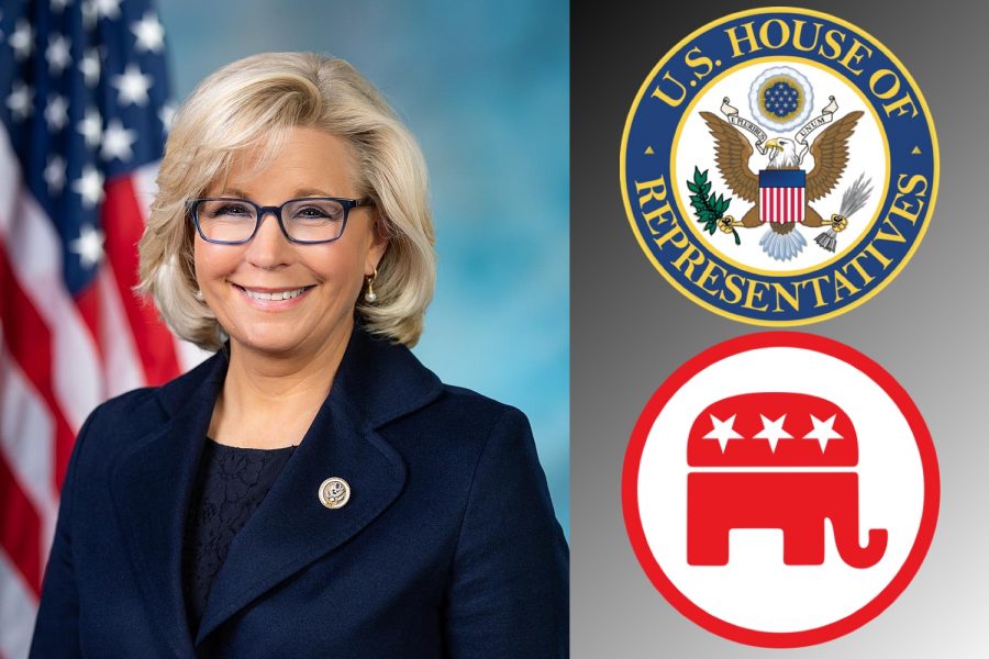 Liz+Cheney+was+removed+from+her+position+as+Chair+of+the+House+Republican+Conference+after+a+voting+on+May+12+among+the+Republican+Representative+members.