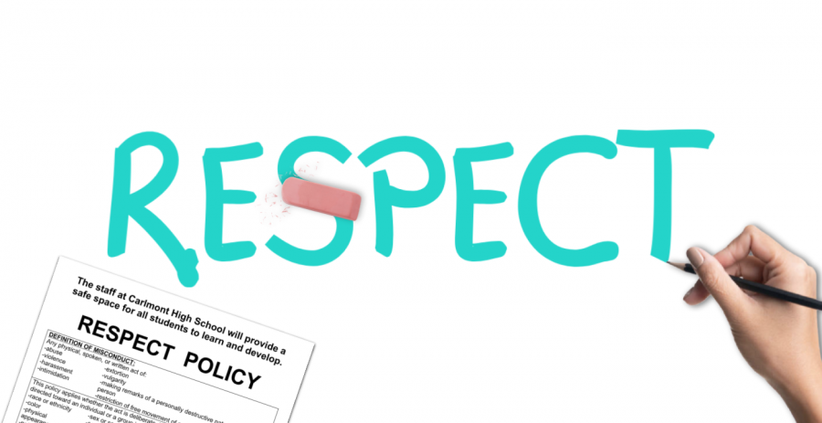 In the contest, students create posters and slogans to spread the ideals of Carlmont’s Respect Policy.