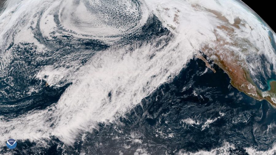 NOAA Satellites/Atmospheric River Soaks California/February 19, 2019/Public Domain
