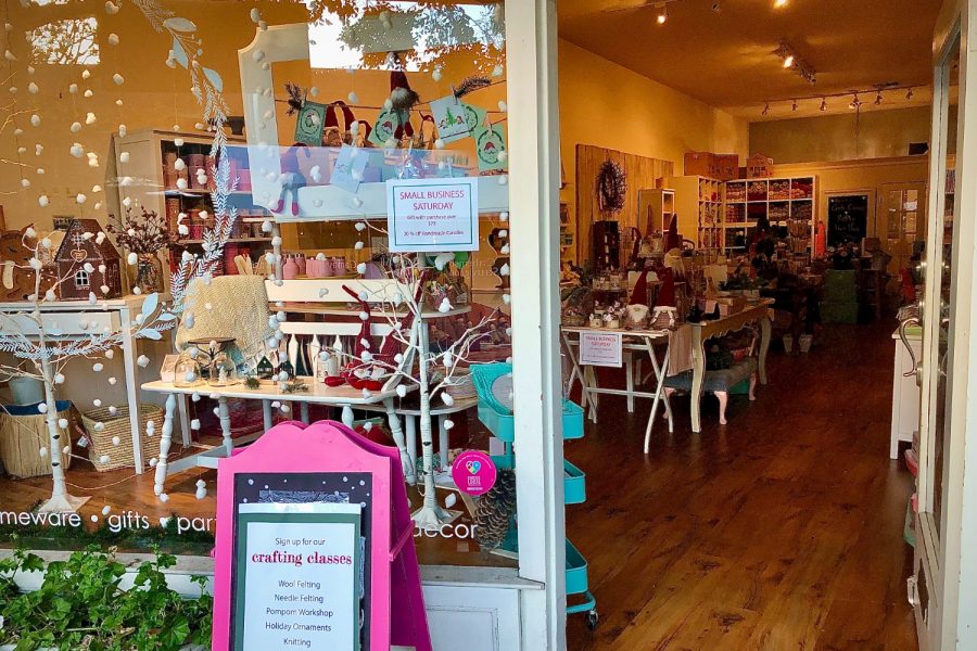 Nordic Nest, in downtown San Carlos, sells a host of gifts for holiday shopping. We have great items like jewelry, candles, home decor, and crafting kits, Téa Carranza-Doyle said. 