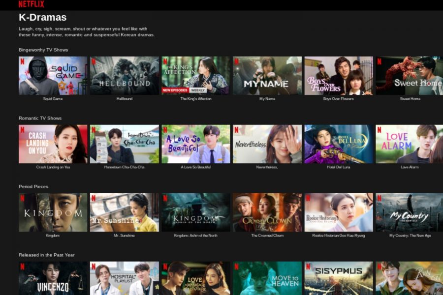 K-dramas+can+be+found+on+a+variety+of+websites+or+streaming+apps%2C+one+of+these+apps+being+Netflix.+Netflix+has+a+sizable+library+of+K-dramas%2C+and+many+genre+options+to+choose+from.