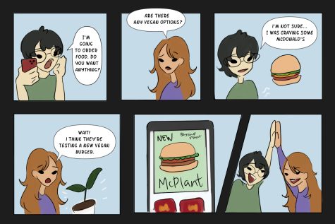 Cartoon: McDonalds Introduces New Vegan Burger