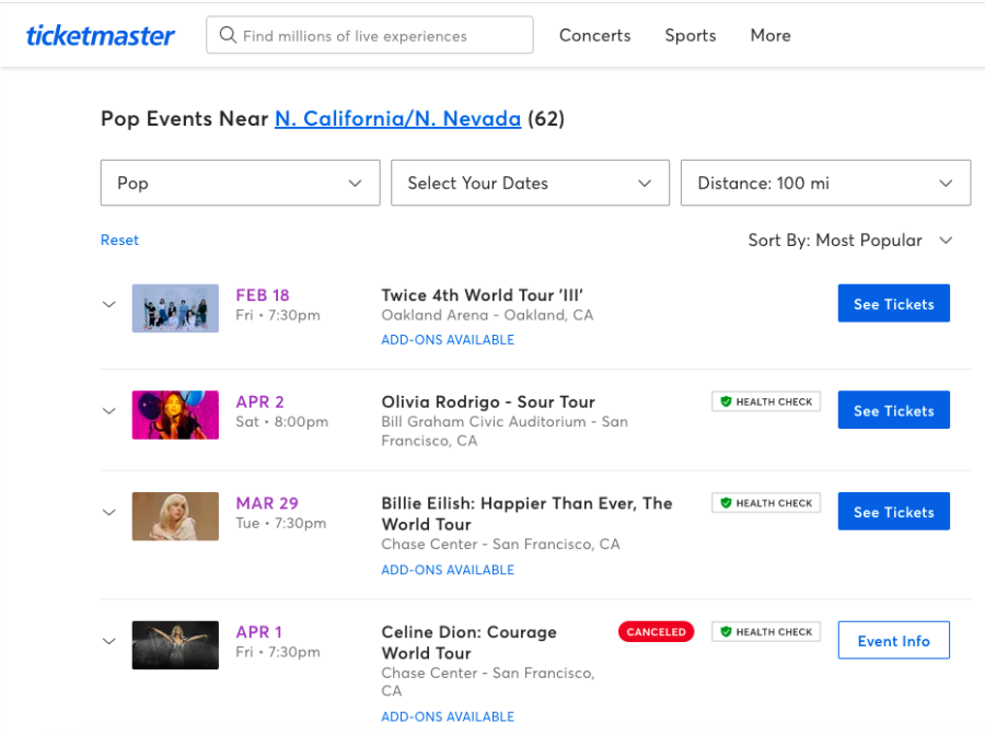 Ticket marketplaces such as Ticketmaster make buying tickets to concerts easier.