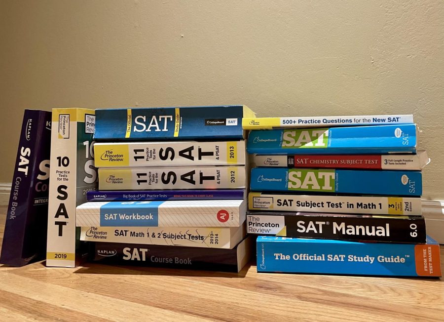SAT preparation books will become outdated when the test goes online in 2024.