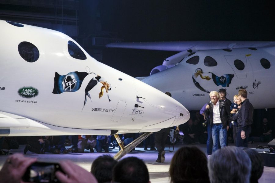 Virgin Galactic, the aerospace company, reveals the new spaceship thats anticipated to take civilians into space. 