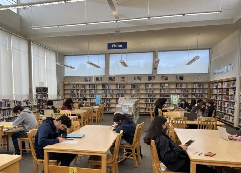 Along with being the place to check out and return books, students can go to the library during lunch or flex to study or do school work.