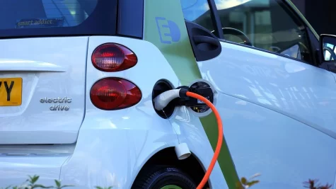 Electric vehicle charging to run.