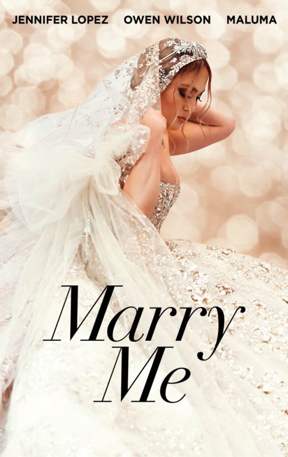 Marry Me is a 2022 romcom starring Jennifer Lopez and Owen Wilson. 