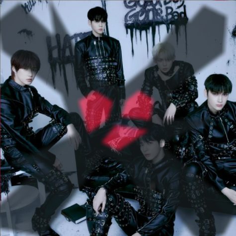 TXT uses a dark color palette in their concept photos to illustrate the main themes of their EP. Heartbreak, shown in the broken heart of the album art, is the primary subject of the five songs. 