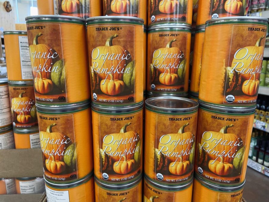 Trader Joes is flooded with seasonal fall foods. One popular item is their Organic Canned Pumpkin, commonly used to make pumpkin pie.  