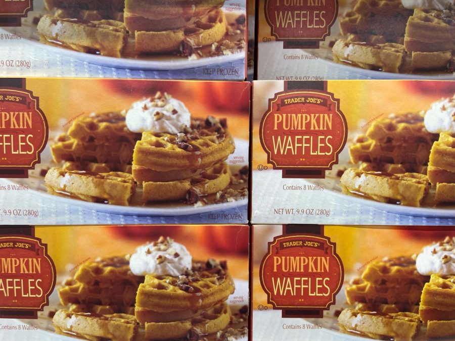 Pumpkin waffles are another seasonal favorite of Trader Joes shoppers. 