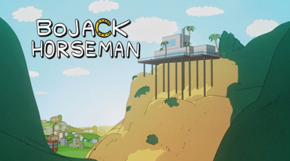 The title card for the show Bojack Horseman.