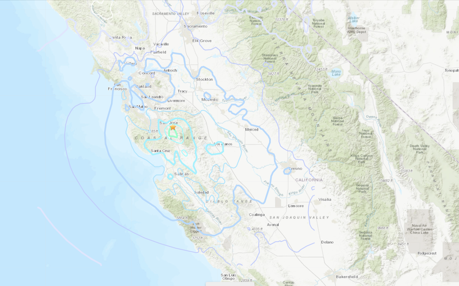 breaking news bay area earthquake