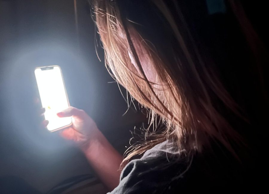 Teenagers often stay up until two in the morning on their phone. It has become more common among students for students to spend excessive hours on their devices.