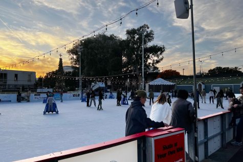 Skaters are given a unique chance to experience the rink either in daylight and during the night as the Christmas lights turn on as the guests skate under the stars. 