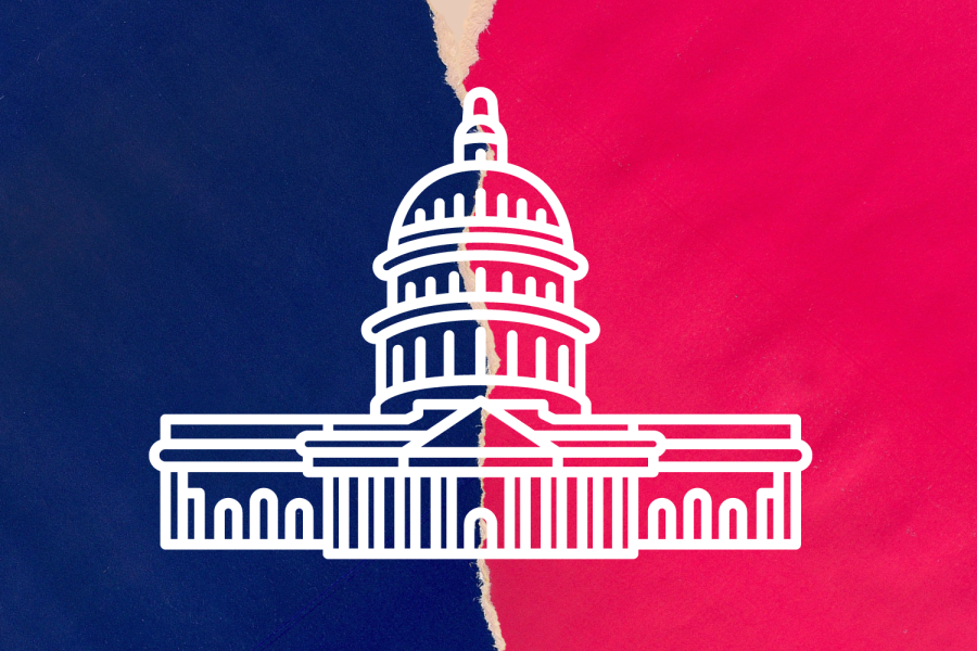 The congress is split between a Democratic Senate, a Republican House, and a Democratic presidency. 