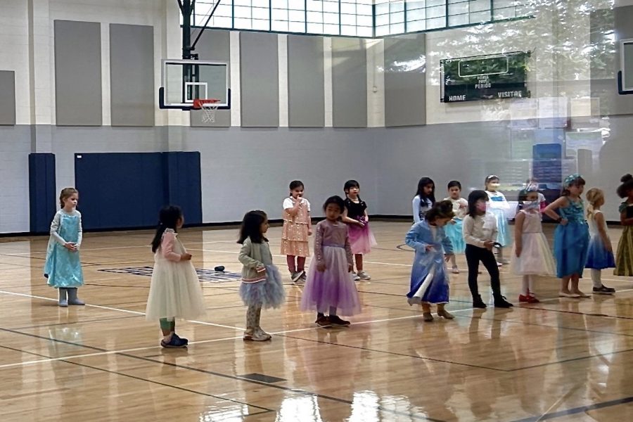 The dance camp for younger ages uses the Youth Centers gym.
