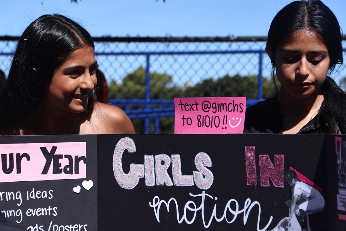 Presidents Sanjana and Niyati Hazari promote the Girls in Motion Club to advocate and spread awareness for the visibility of girls sports at Carlmont High School and beyond. We believe that all girls deserve the opportunity to be recognized for their hard work, be equally appreciated, and have the opportunity to compete, develop, and find passion through sports, said Niyati Hazari. By promoting girls sports and breaking down stereotypes, we hope to create a future at Carlmont where girls sports are supported and respected as much as their male counterparts.
