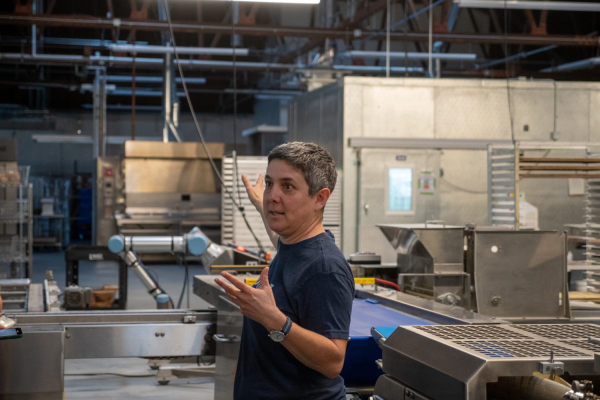 Emily Winston, founder of Boichik Bagels, takes customers on a private factory tour. Bagels just came out of my obsessive hobby to recreate the one I wanted to eat because it was gone from the world forever, Winston said.