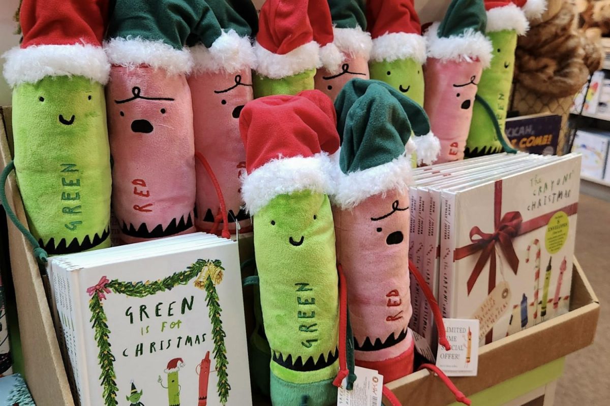 The Reading Bug puts out its new Christmas stuffed toys and other items every November, and this year is no exception. Most stores tend to begin decorating and selling Christmas products in early November.