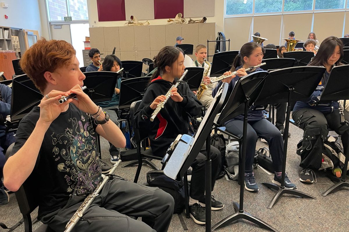 Light and airy, the flute section begins to play new melodies. Students get different parts in a piece creating harmonies and contrast, and even room for the piccolo. 
