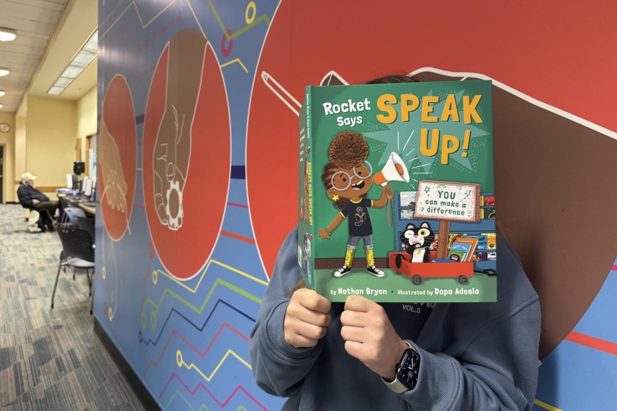 The event participants received a copy of the book Rocket Says Speak Up! to take home and read. The story inspires young students to stand up and peacefully protest for what they believe in within their communities. 