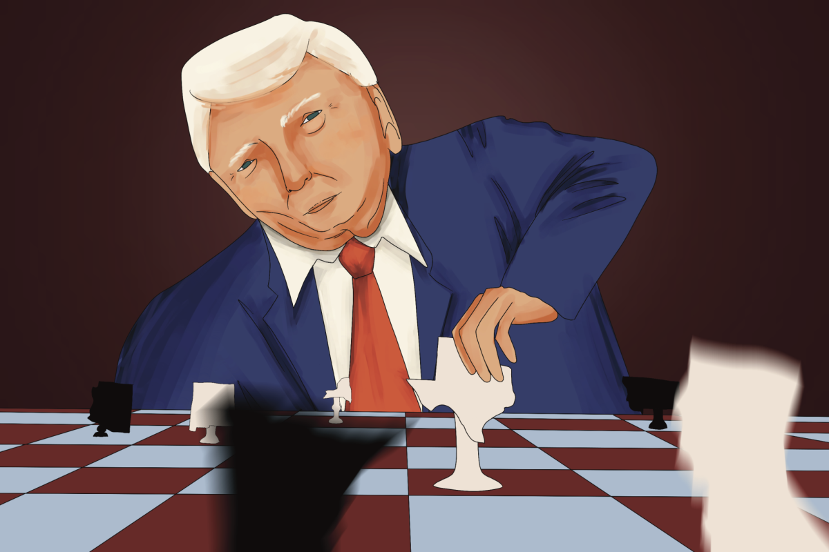 America becomes Trumps chessboard. If Trump wins the 2024 presidential election, he will inevitably abandon our democracy and control society like pieces on a chessboard.
