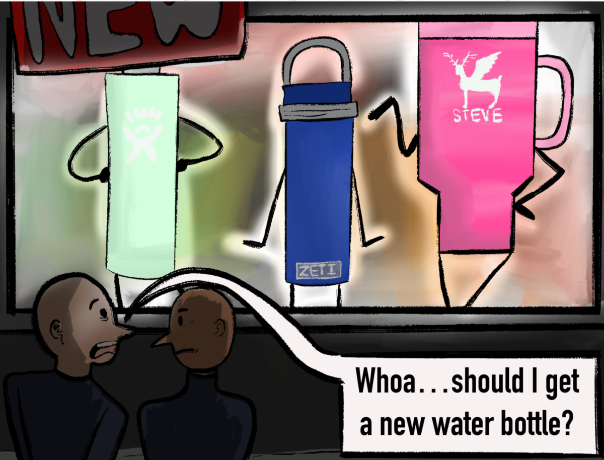 Cartoon: Drinking up water bottle trends