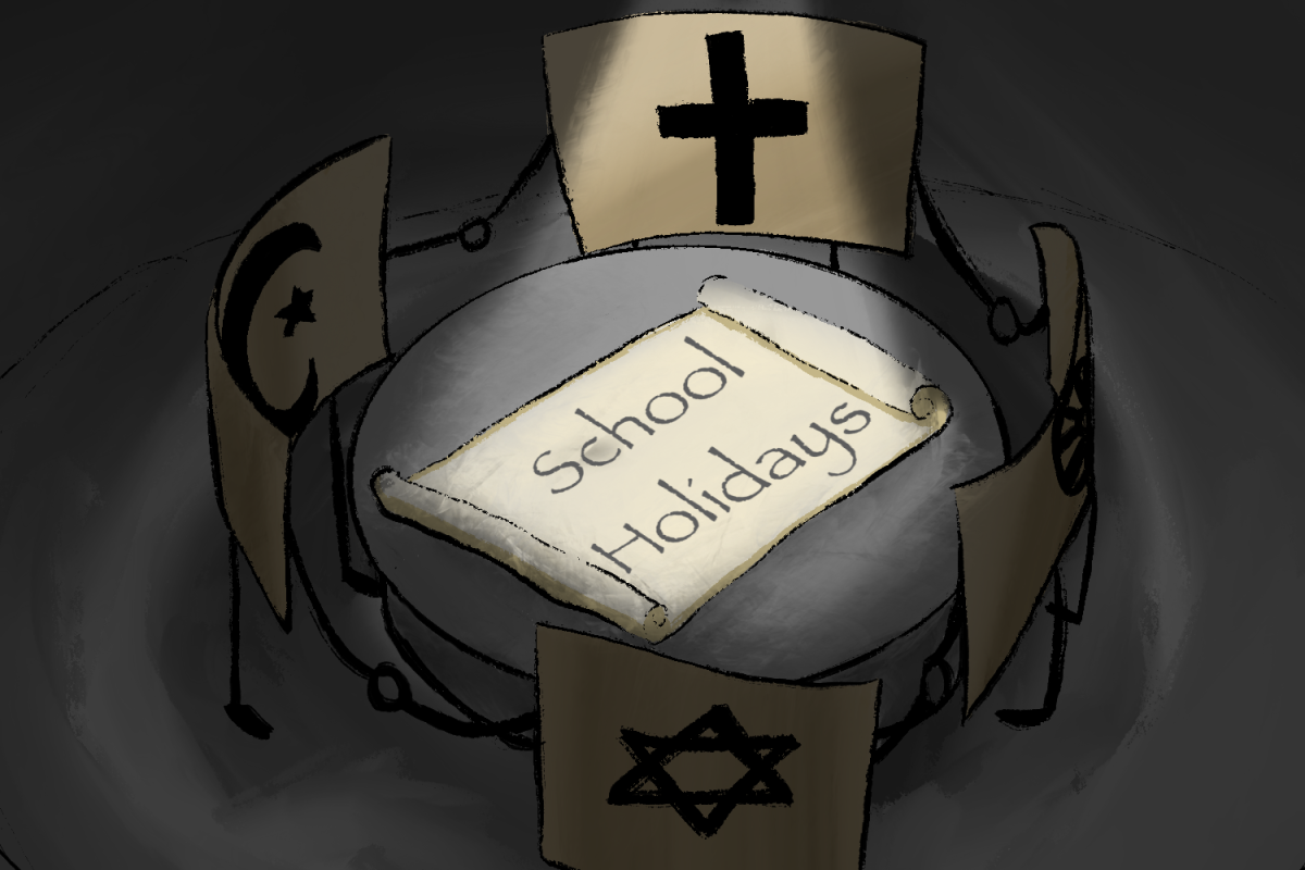 While they are recognized and acknowledged in schools with announcements and emails, most religions dont get weeks or even days off school that align with holidays, with the exception of Christmas.