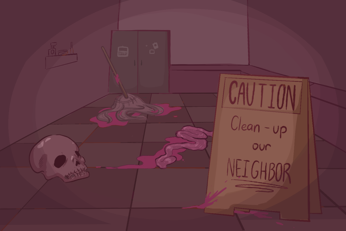 Cartoon: Crime scene clean-up