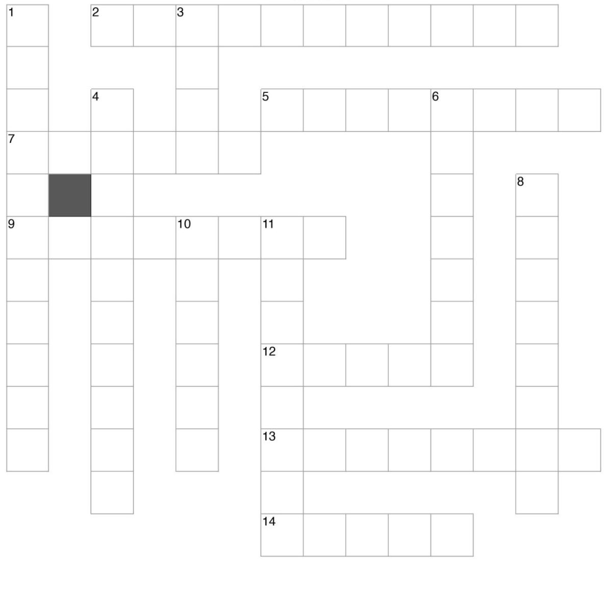 Crossword: Back to School