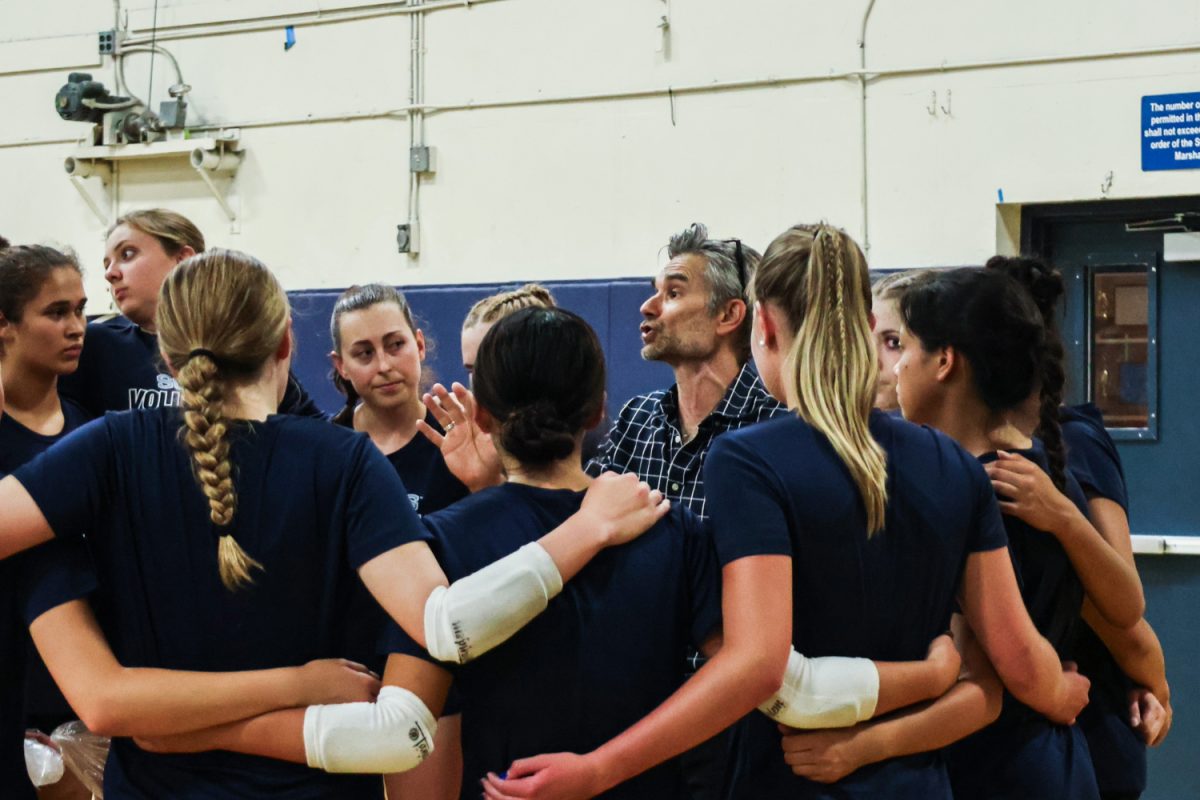 Smirnoff huddles with the team after the game. In this discussion, Smirnoff discusses what the team did well and what needs to be worked on. This allows the team to reflect on what needs to be focused on to improve their game going forward this season. 