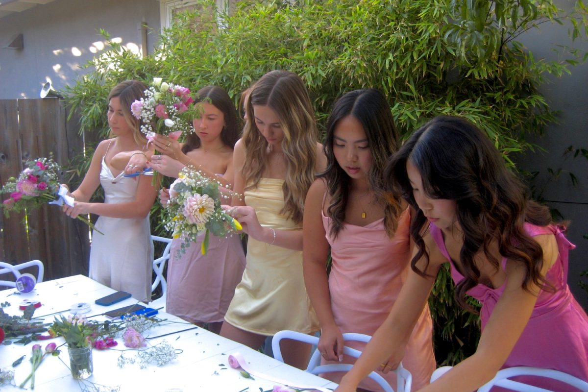 In Photo: Floral festivities before the dance