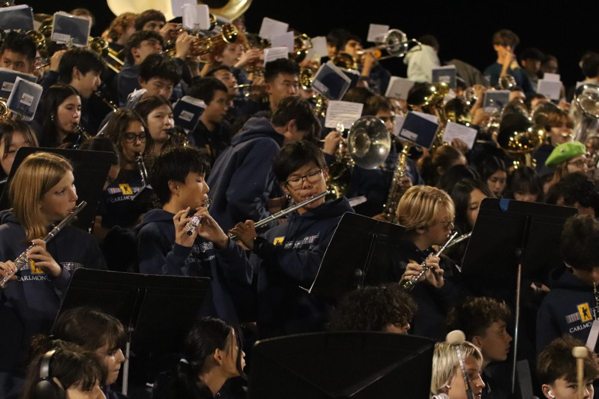 Pep Band plays various music renditions throughout the majority of the game. 