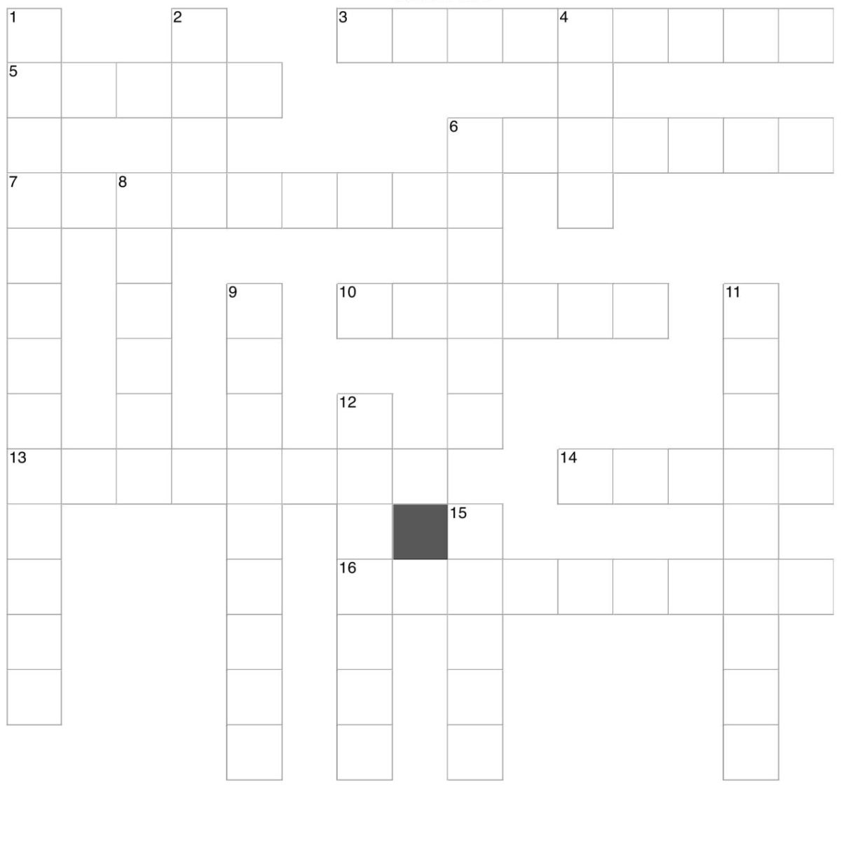 Crossword: Out of this World