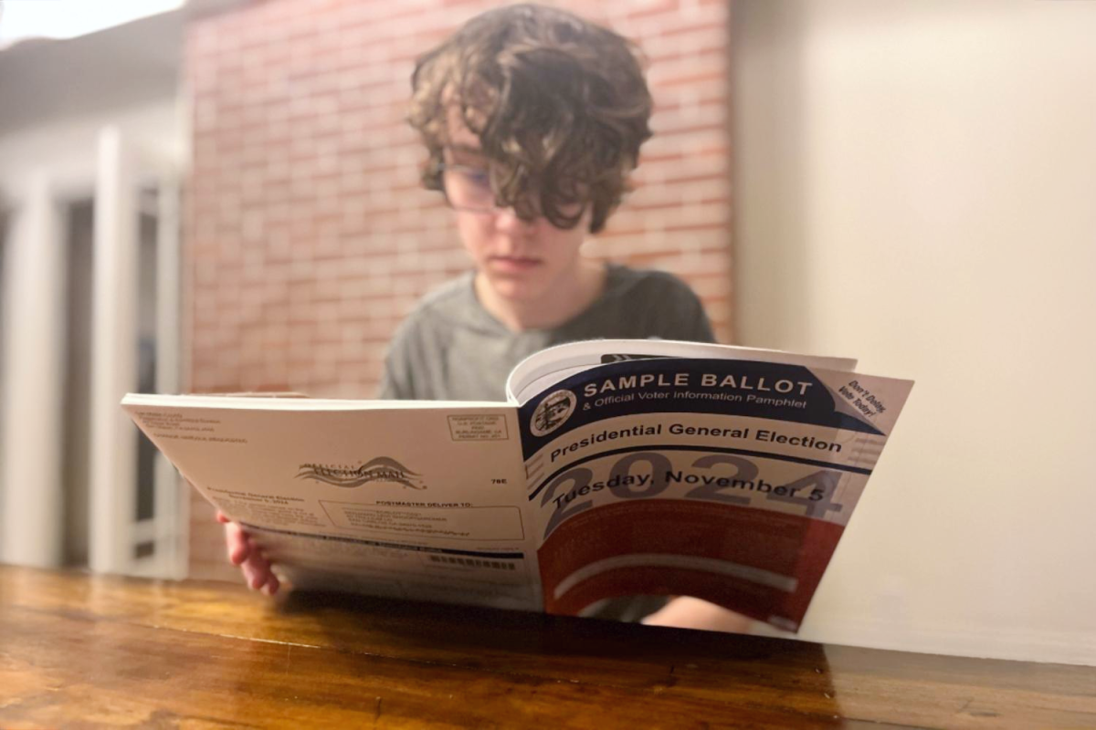 A senior from San Mateo County reviews his sample ballot for the first time as a newly turned 18-year-old, preparing for the November 5th election. "I’m excited to finally vote—I've been looking forward to this since I was a kid," he said.