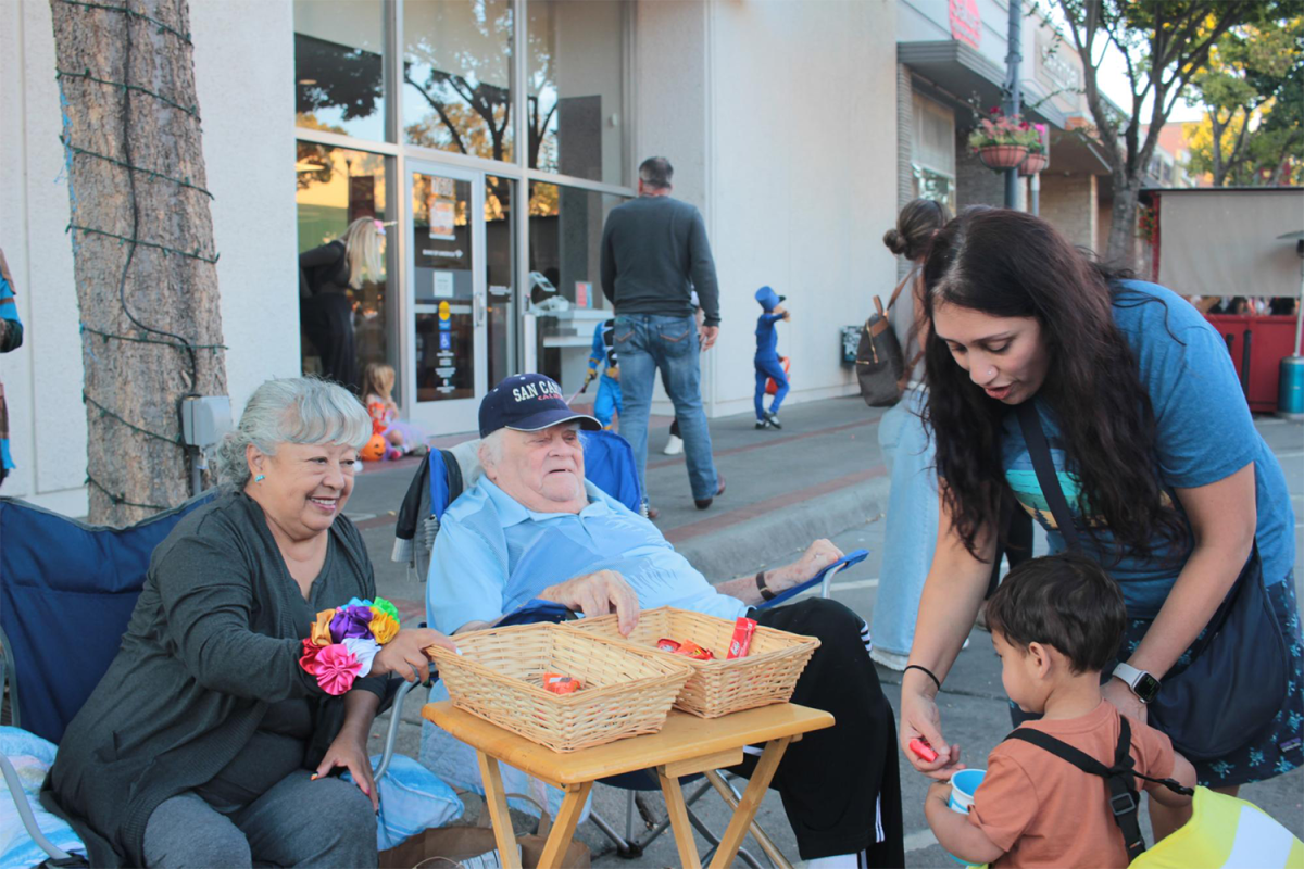 A moment capturing the participation of those of all ages.