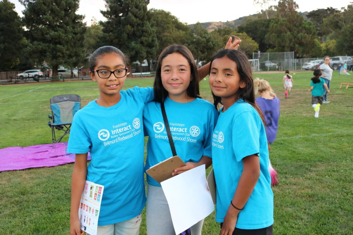 Girls from Footsteps Interact Club sell concessions before the movie to raise money for charity. The Footsteps Interact Club is a long-time partner of Belmont Parks and Recreation and is made of youth students dedicated to fostering leadership and service. 